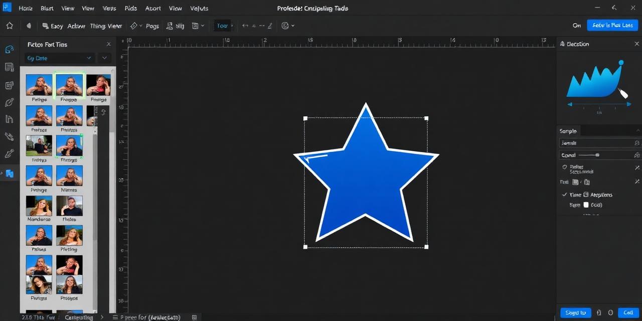 Star shape image cropping tool - CamCrop